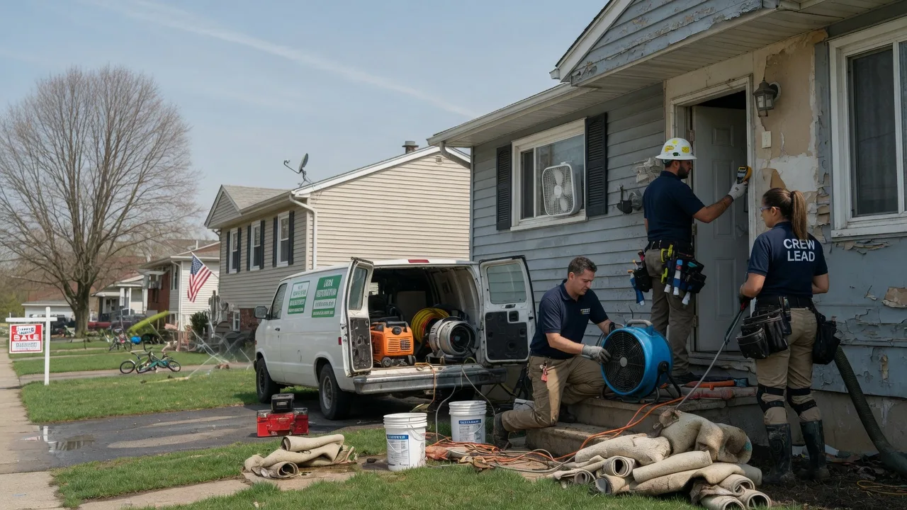 Flood Cleanup in Highland Park, NJ near me